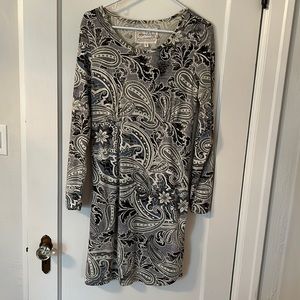 Aventura long sleeve dress, size medium